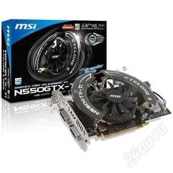 Лот: 1411522. Фото: 1. MSI GeForce GTX 550 Ti 1024MB... Видеокарты