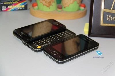 Лот: 3456114. Фото: 1. Samsung S5330 black Wave. Кнопочные мобильные телефоны