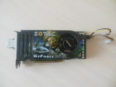 Лот: 10709868. Фото: 1. Видеокарта Zotac GeForce 8800... Видеокарты