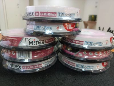 Лот: 25038267. Фото: 1. DVD+RW диски Mirex, SmartBay... CD, DVD, BluRay