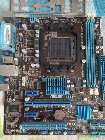 Лот: 19059067. Фото: 1. ASUS M5A78L-M LX PLUS с поддержкой... Материнские платы