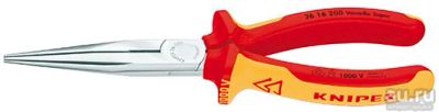 Лот: 8594685. Фото: 1. Длинногубцы 200 мм VDE Knipex... Ручной инструмент