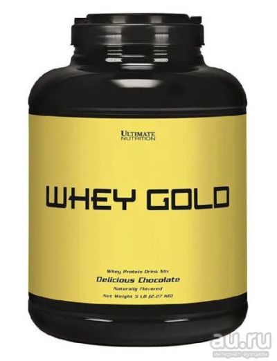 Лот: 9867249. Фото: 1. Whey Gold 2270 гр. Ultimate Nutrition... Спортивное питание, витамины