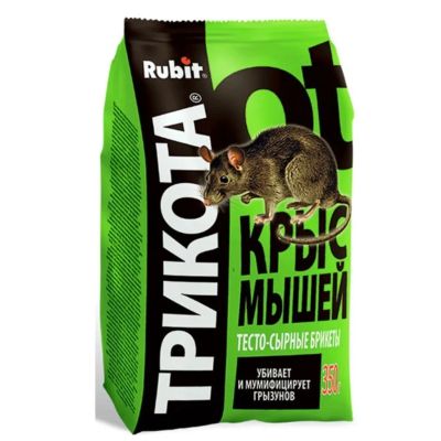 Лот: 24116354. Фото: 1. Родентицид Три кота, Rubit, от... Средства от насекомых и грызунов