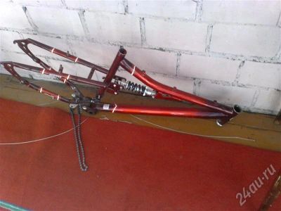 Лот: 352314. Фото: 1. рама двухподвес. с цепью. Запчасти