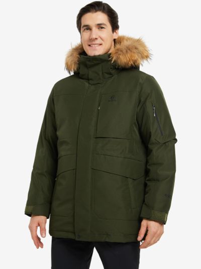 Лот: 22453036. Фото: 1. Пуховик мужской Kailas, Серый. Другое (спортивная одежда)