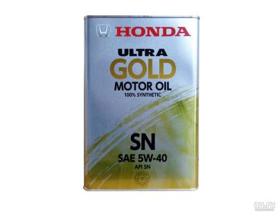 Лот: 9811058. Фото: 1. Honda Ultra GOLD SN 5W-40, 4 литра... Масла, жидкости