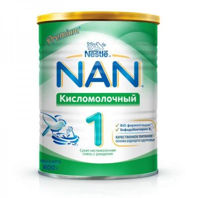 Лот: 7818411. Фото: 1. NAN 1 кисломолочный 400гр. Детское питание