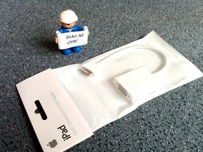 Лот: 938981. Фото: 1. Адаптер iPad Dock Connector на... Дата-кабели, переходники
