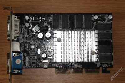 Лот: 1753653. Фото: 1. Видеокарта FX5200-8x 128Mb AGP... Видеокарты