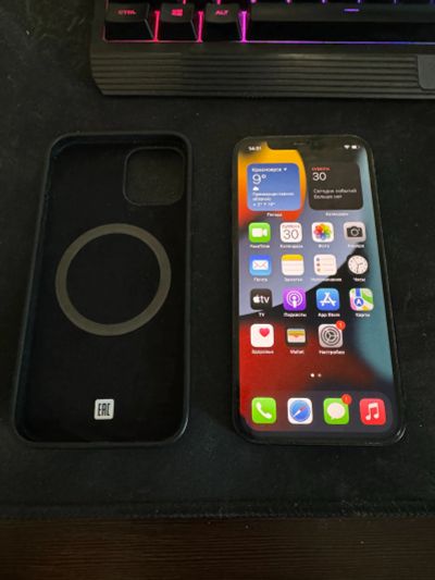 Лот: 21730516. Фото: 1. iPhone 12 128 гб iOS 15,5 акб... Смартфоны