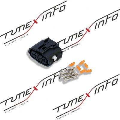 Лот: 20926694. Фото: 1. Разъем, фишка 6 пин Toyota 90980-12303. Электрооборудование