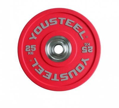 Лот: 24327066. Фото: 1. Диск PU 25кг YouSteel бампированный... Штанги, блины