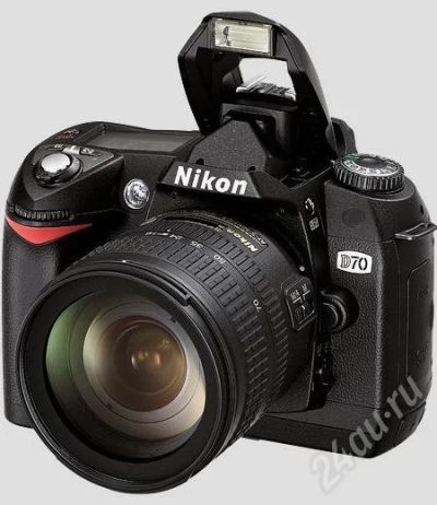 Лот: 494048. Фото: 1. Nikon D70 kit. Цифровые зеркальные