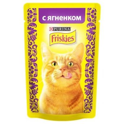 Лот: 15055593. Фото: 1. (Фрискис) Ягненок 85г влажный... Корма