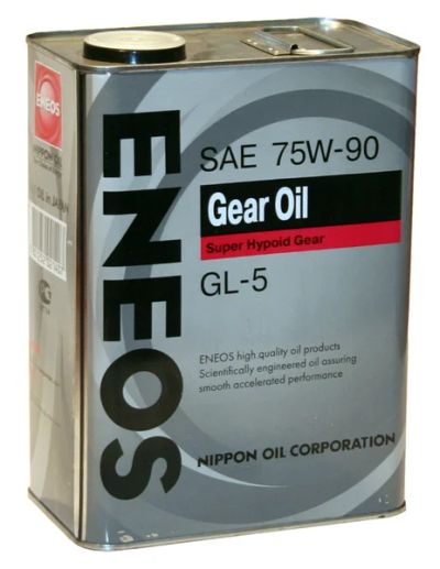 Лот: 5713139. Фото: 1. ENEOS GEAR GL-5 75w90 (4л), бесплатная... Масла, жидкости