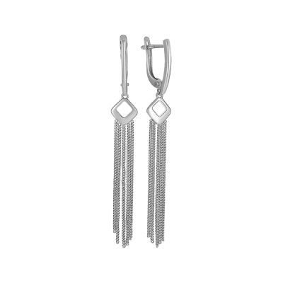 Лот: 23871146. Фото: 1. Серьги TALANT из серебра. Серьги, каффы