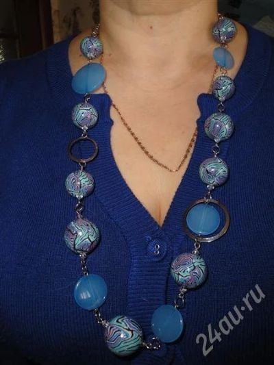 Лот: 262007. Фото: 1. Изделия из полимерной глины колье... Колье