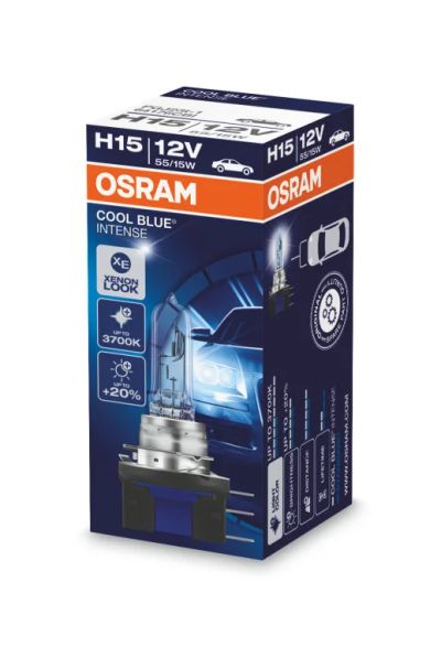 Лот: 11304743. Фото: 1. Osram H15 Cool Blue Intense 64176CBI. Оптика и освещение