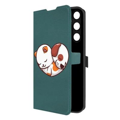 Лот: 25043841. Фото: 1. Чехол Krutoff Eco Book "Котёнок... Чехлы, бамперы