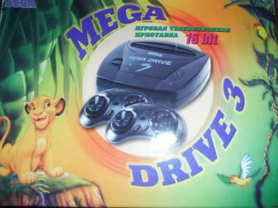 Лот: 9582391. Фото: 1. Приставка Sega Mega Drive 3. Консоли