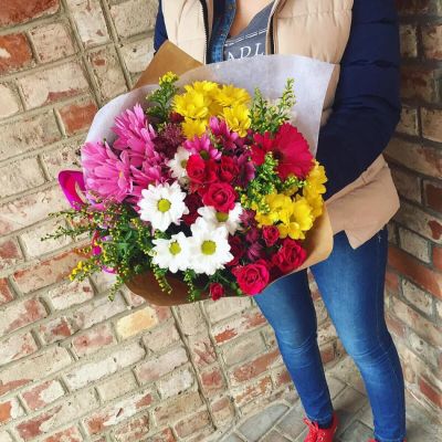 Лот: 7270156. Фото: 1. Сборный букет. Цветы на Щорса... Свежие цветы