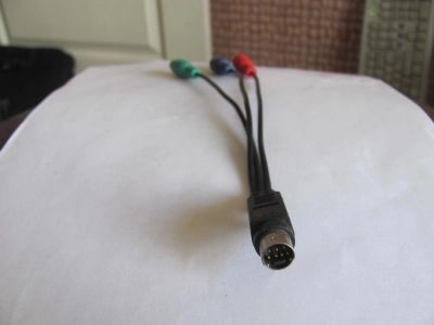 Лот: 10103017. Фото: 1. Переходник S-video 7 pin - RGB... Шлейфы, кабели, переходники