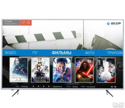 Лот: 13877457. Фото: 1. Телевизор LED DEXP U55D9000K 55... Запчасти для остальной бытовой техники