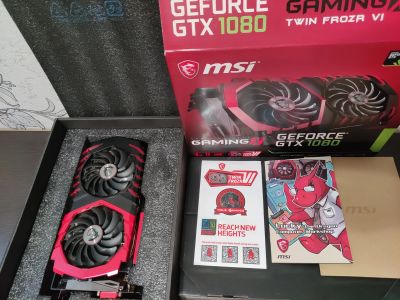 Лот: 25093107. Фото: 1. Видеокарта MSI GTX1080 Gaming... Видеокарты