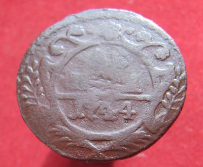 Лот: 16671554. Фото: 1. Россия 1 деньга, 1744г. Россия до 1917 года