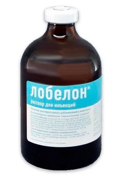 Лот: 21436468. Фото: 1. Лобелон р-р для инъекций, 100... Косметика для животных