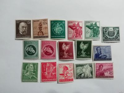 Лот: 17077447. Фото: 1. Германия; Третий Рейх; 1944; марки... Марки