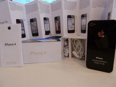 Лот: 2598259. Фото: 1. apple iphone 4 black 16gb. Смартфоны