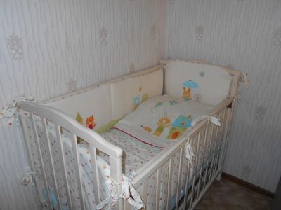 Лот: 7508933. Фото: 1. Продам б/у кроватку детскую из... Детские кровати и кроватки