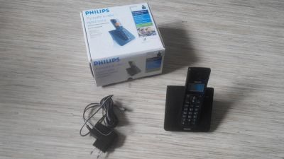 Лот: 9870791. Фото: 1. Стационарный беспроводной DECT... DECT и радиотелефоны