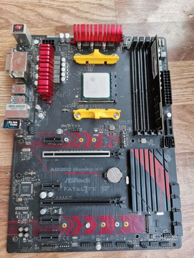 Лот: 17792901. Фото: 1. Комплект asrock ab350 gaming k4... Комплекты запчастей