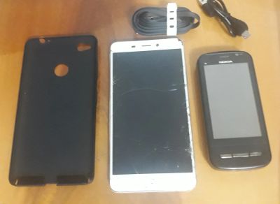 Лот: 15222716. Фото: 1. Zte Nubia N1, Nokia C6-00. Смартфоны