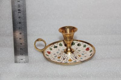 Лот: 18794782. Фото: 1. Подсвечник. Индия. Латунь. 20... Подсвечники, канделябры
