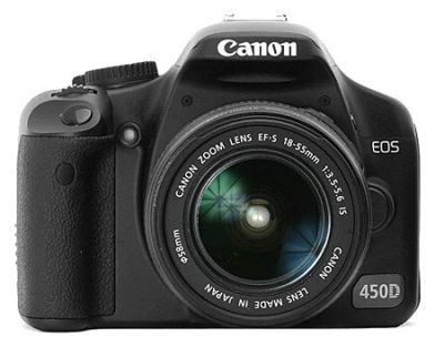 Лот: 10230666. Фото: 1. Canon EOS 450D kit. Цифровые зеркальные
