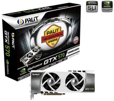 Лот: 7083638. Фото: 1. Palit GeForce GTX 570 750Mhz PCI-E... Видеокарты