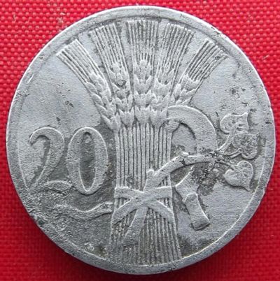 Лот: 1577632. Фото: 1. (№384-2/LS) 20 геллеров 1941... Германия и Австрия