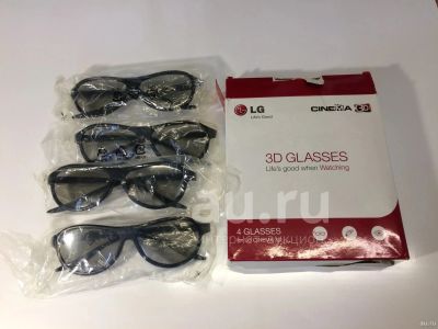 Лот: 21040042. Фото: 1. Поляризационные 3D очки LG в комплекте... 3D-очки