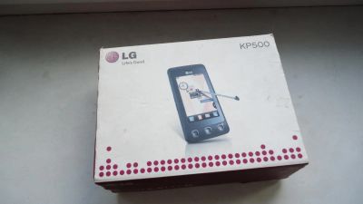 Лот: 9693508. Фото: 1. LG kp500 (не видит сим карту). Кнопочные мобильные телефоны