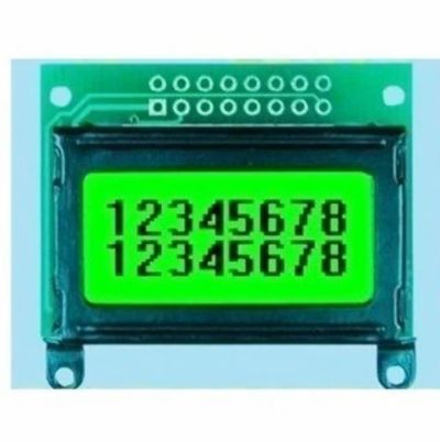 Лот: 3094981. Фото: 1. Дисплей ЖК LCD 2x8 HD44780 индикатор. Микроконтроллеры