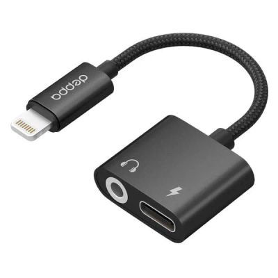 Лот: 25438642. Фото: 1. Переходник-адаптер Deppa Lightning... Дата-кабели, переходники