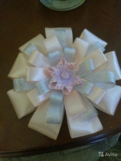 Лот: 8966894. Фото: 1. Бант на выписку из роддома 4. Другое (дети растут)