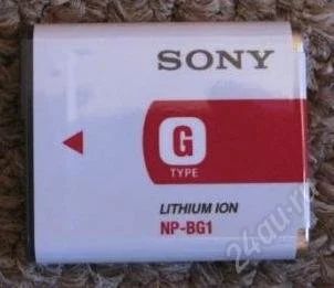 Лот: 799354. Фото: 1. Аккумулятор SONY np-bg1 для фотоаапаратов... Аккумуляторы, зарядные