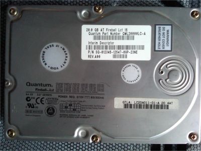 Лот: 8424385. Фото: 1. HDD QuantumFireball Lct15 20Gb... Жёсткие диски (HDD)