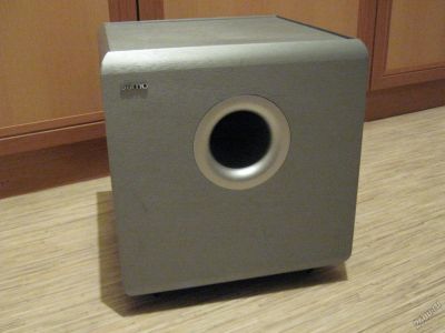 Лот: 5984883. Фото: 1. Сабвуфер Jamo S 40 SUB silver. Активные акустические системы
