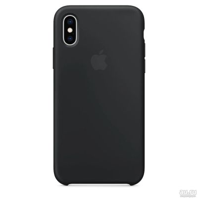 Лот: 13866020. Фото: 1. Black Silicon case for iPhone... Чехлы, бамперы